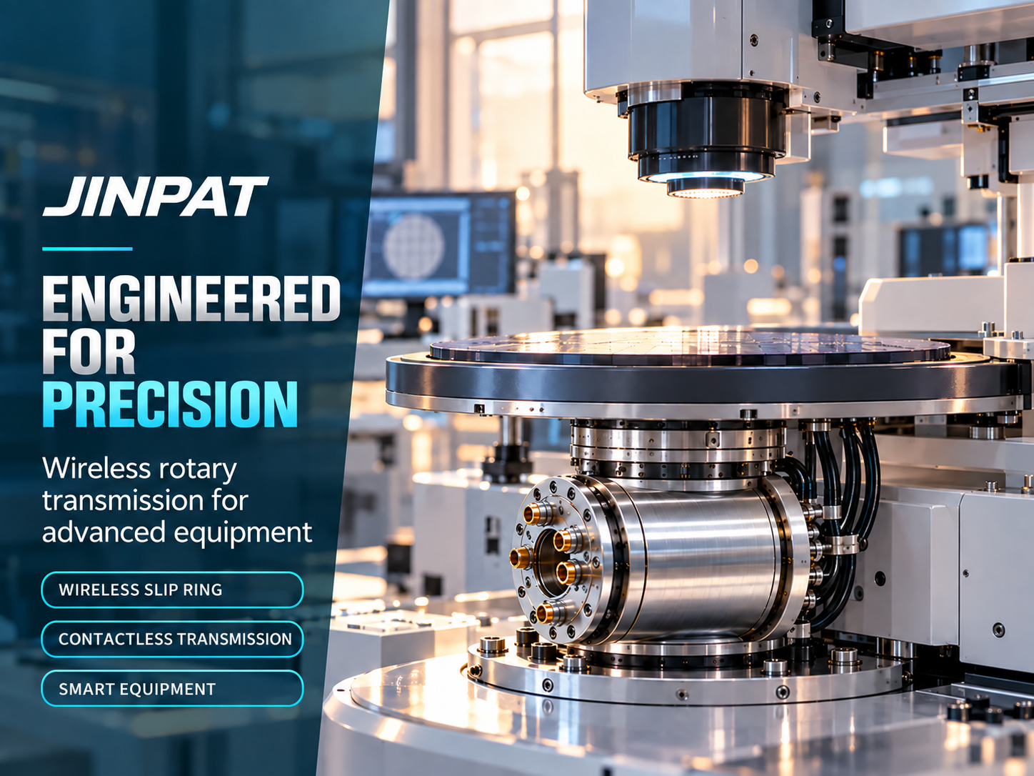 Designed for the Next Generation of Smart Equipment-JINPAT Wireless Slip Rings