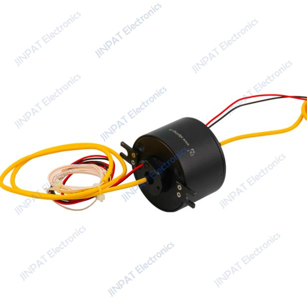 Through hole optical fiber slip ring LPT000-0203-F001