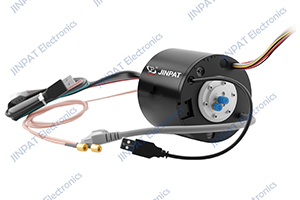 RF integrated electric rotary joints